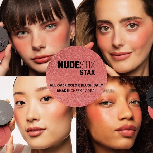 NUDESTIX Nudestix Stax All Over Color Blush Balm - cheeky coral - Picture 2 of 4